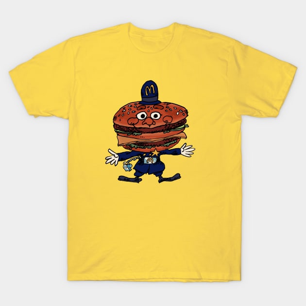 Officer Big Mac T-Shirt by DustinCropsBoy